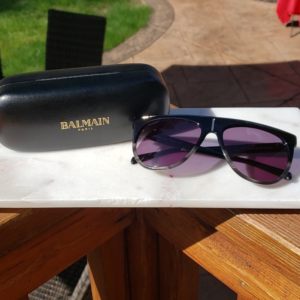 New Balmain 57MM Shield Sunglasses